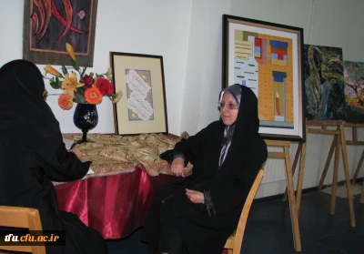 مصاحبه با خانم غلامحسنی مدیر گروه رشته هنر پردیس فاطمه الزهرا (س)