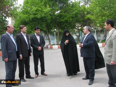 بازدید مدیر کل سازمان محیط زیست استان از پردیس فاطمه الزهرا (س)