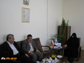 دیدار دکتر وحدتی ریاست موزه علم و فناوری کشور از پردیس فاطمه الزهرا(س)