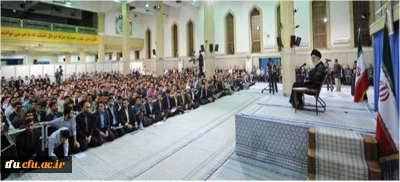رهبر معظم انقلاب در دیدار نخبگان جوان کشور: