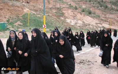 دانشجویان پردیس فاطمه الزهرا(س)در دل طبیعت