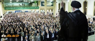 رهبر معظم انقلاب در دیدار هزاران نفر از معلمان سراسر کشور: