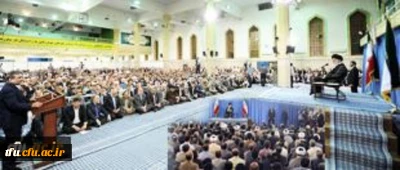 رهبر معظم انقلاب اسلامی حضرت آیت الله خامنه ای(مدظله العالی)در دیدار صدها نفر از استادان دانشگاهها:
تداوم جدی، پر شتاب و همه جانبه ی نهضت علمی عامل اصلی شکل دهنده سرنوشت آینده ایران و جهان اسلام