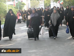 ورود دانشجو معلمان پردیس ها به محل برگزاری