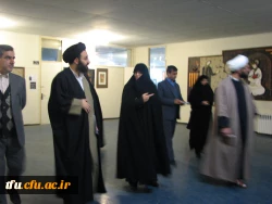 بازدید حجت الاسلام دادگر نماینده ی ولی فقیه در دانشگاه فرهنگیان از پردیس فاطمه الزهرا(س)  2