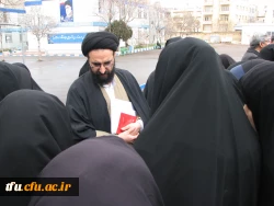 بازدید حجت الاسلام دادگر نماینده ی ولی فقیه در دانشگاه فرهنگیان از پردیس فاطمه الزهرا(س)  2