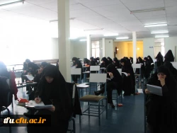 آزمون سراسری جامعۃ الزهرا(س) حوزه علمیه قم در پردیس فاطمه الزهرا(س) تبریز برگزار شد. 2