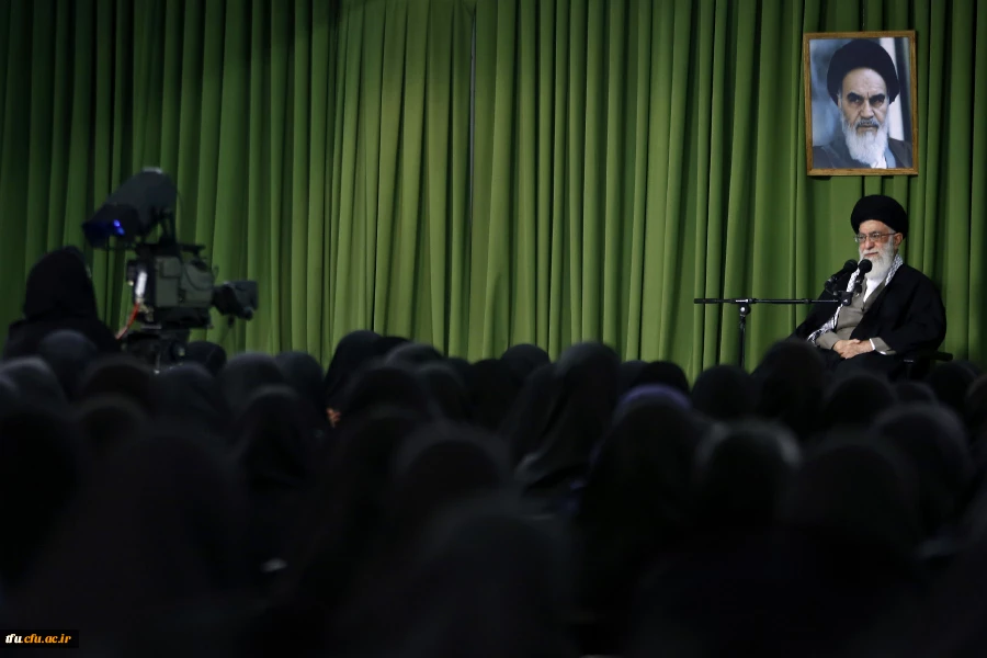 دیدار  دانشجویان و کارکنان پردیس فاطمه الزهرا(س) با مقام معظم رهبری 2