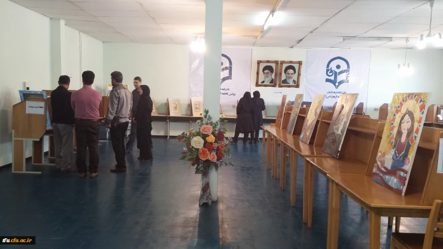 نمایشگاه نگارگری  گروه هنر گزار شد.   4