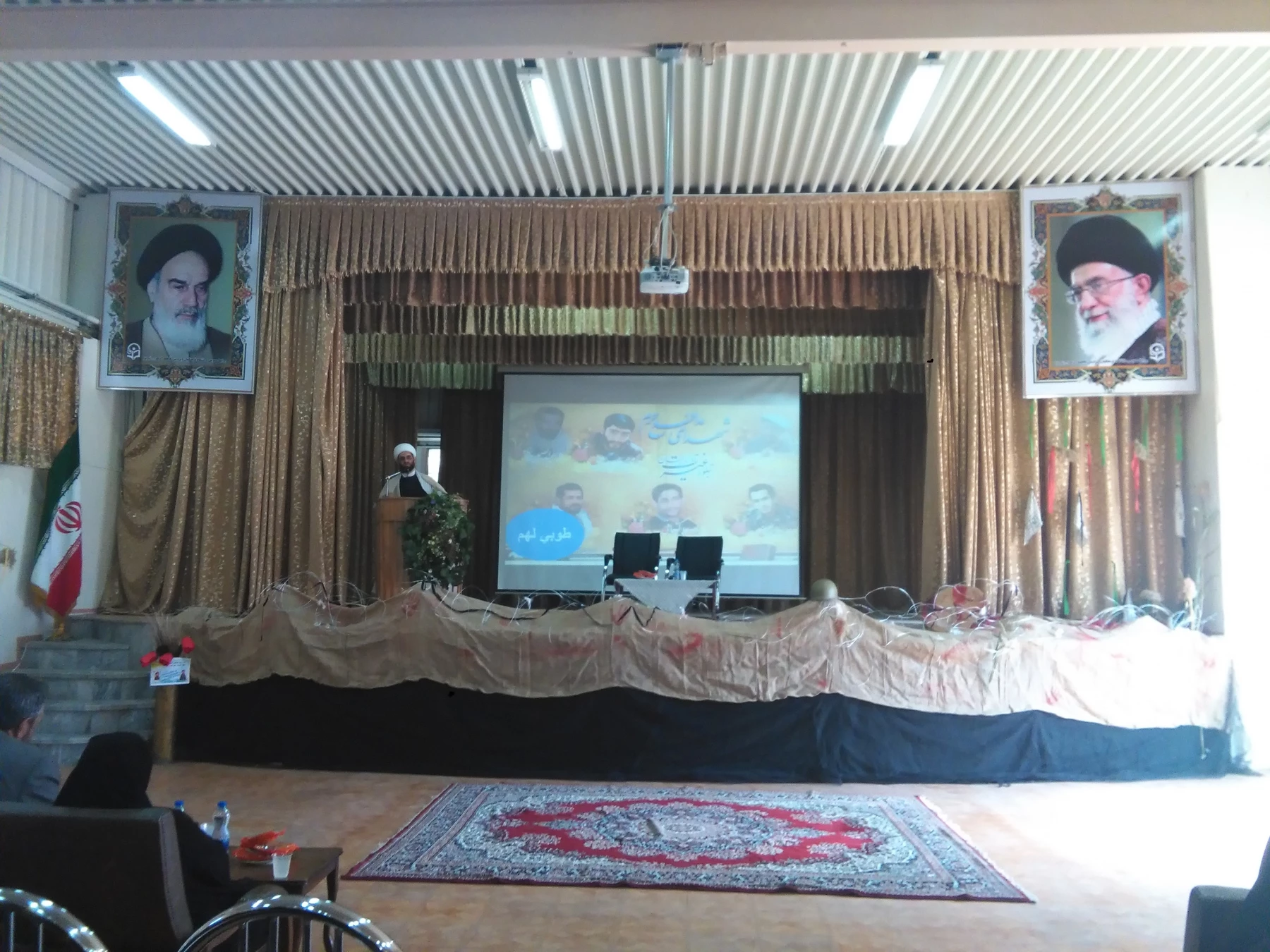 برگزاری مراسم بزرگداشت مدافعان حریم حرم   در پردیس فاطمه الزهرا(س)تبریز  2