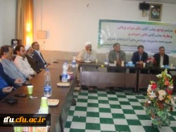 مراسم معارفه سرپرست جدید مدیریت استانی  دانشگاه فرهنگیان آذربایجان شرقی و پردیس علامه امینی برگزار شد. 3