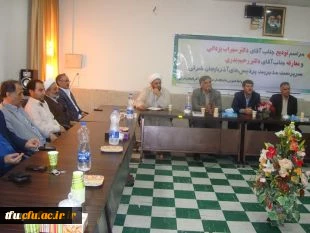 مراسم معارفه سرپرست جدید مدیریت استانی  دانشگاه فرهنگیان آذربایجان شرقی و پردیس علامه امینی برگزار شد. 3