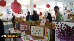 برپایی نمایشگاهی از دست سازه های علمی و هنری دانشجو معلمان پردیس فاطمه الزهرا(س) 2
