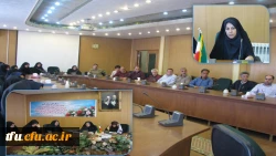 تبیین اهداف ، برنامه ها و الویت ها در نشست  سرکار خانم دکتر باقری سرپرست پردیس فاطمه الزهرا(س) با کارکنان پردیس  2