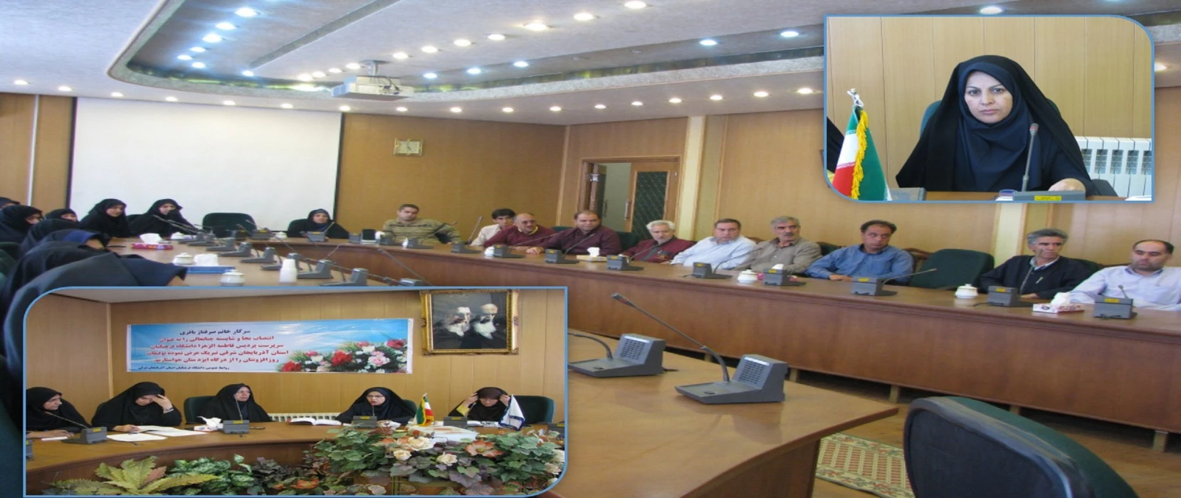 تبیین اهداف ، برنامه ها و الویت ها در نشست  سرکار خانم دکتر باقری سرپرست پردیس فاطمه الزهرا(س) با کارکنان