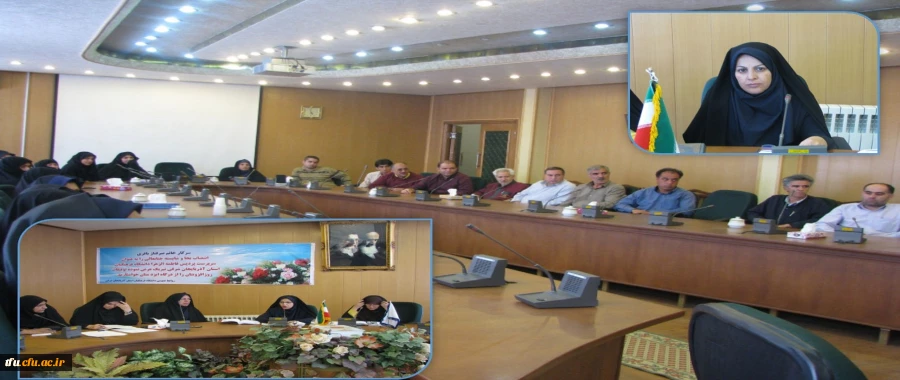 تبیین اهداف ، برنامه ها و الویت ها در نشست  سرکار خانم دکتر باقری سرپرست پردیس فاطمه الزهرا(س) با کارکنان پردیس 2