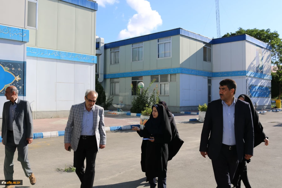 بازدید دکتر عالی باف شهردار منطقه 4 تبریز از پردیس فاطمه الزهرا(س) تبریز 2