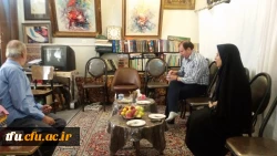 دیدار سرکار خانم دکتر باقری با استاد کهنمویی  3