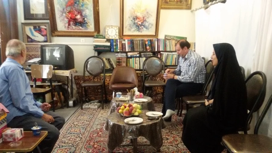 دیدار سرکار خانم دکتر باقری با استاد کهنمویی  3