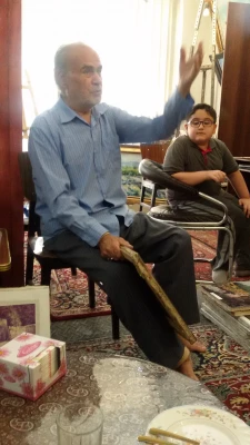 دیدار سرکار خانم دکتر باقری با استاد کهنمویی  5