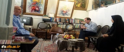 دیدار سرکار خانم دکتر باقری با استاد کهنمویی