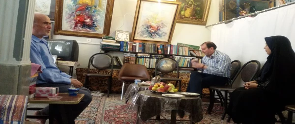 دیدار سرکار خانم دکتر باقری با استاد کهنمویی  2