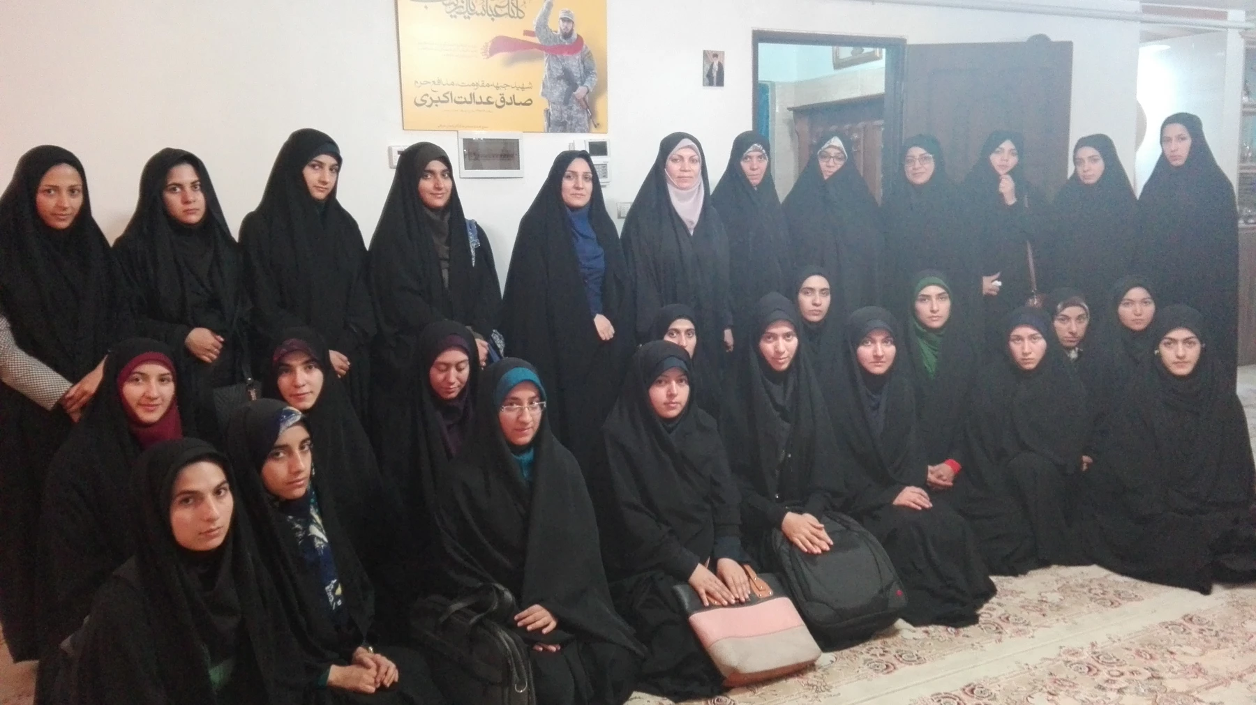 دیدار با خانواده ی شهید مدافع حرم صادق عدالت اکبری 2