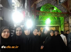 بازدید دانشجو معلمان از مقبره آیت ا...شهید محراب قاضی طباطبایی(ره)