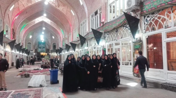 بازدید دانشجو معلمان از مقبره آیت ا...شهید محراب قاضی طباطبایی(ره)