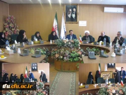 جلسه تودیع و معارفه مسئول حراست پردیس فاطمه الزهرا(س) تبریز