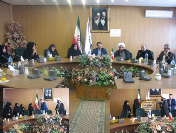 جلسه تودیع و معارفه مسئول حراست پردیس فاطمه الزهرا(س) تبریز