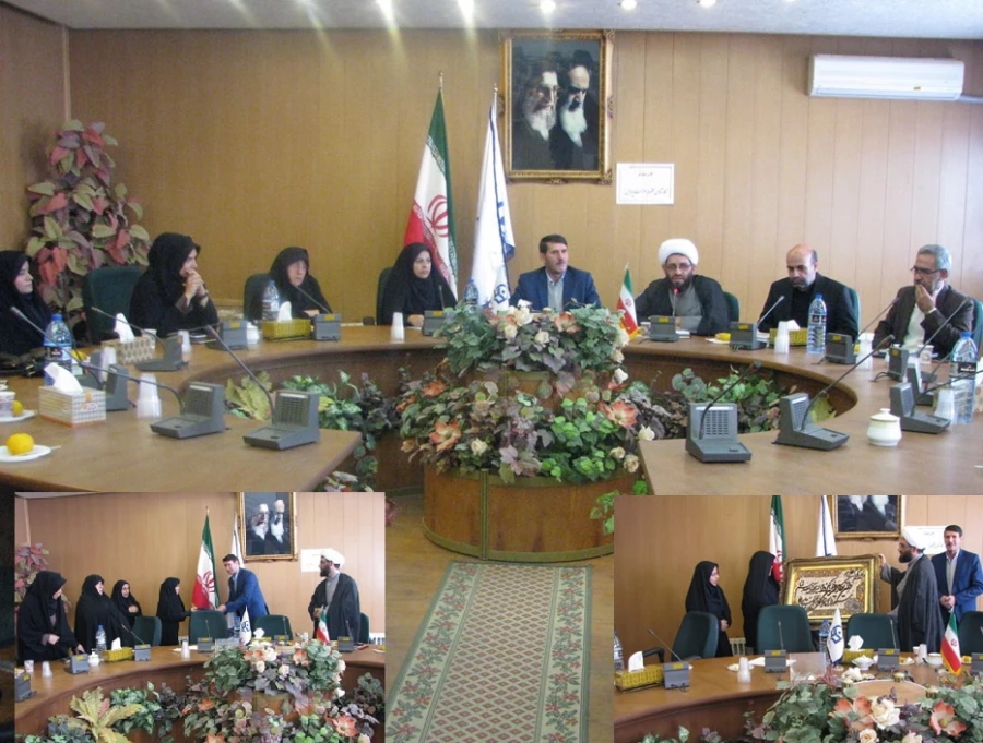 جلسه تودیع و معارفه مسئول حراست پردیس فاطمه الزهرا(س) تبریز