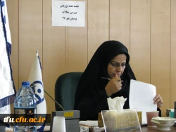 جلسه بررسی برنامه های هفته پژوهش و مقالات پرسش مهر 17