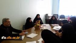 جلسه شورای آموزش با مدیران گروهها و کارشناسان آموزش