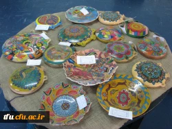 برگزاری نمایشگاهی از آثار و دست سازه های دانشجویان به مناسبت هفته پژوهش