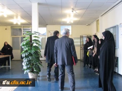 بازدید دکتر بدری از فرآیند برگزاری مصاحبه پذیرفته شدگان مرحله اول آزمون استخدامی ماده 28