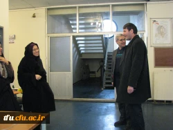 بازدید دکتر بدری از فرآیند برگزاری مصاحبه پذیرفته شدگان مرحله اول آزمون استخدامی ماده 28