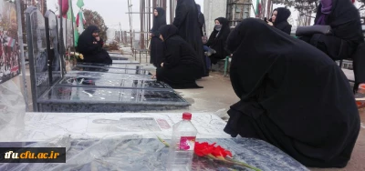 مراسم غبارروبی و عطرافشانی گلزار شهدای تبریز