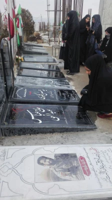 مراسم غبارروبی و عطرافشانی گلزار شهدای تبریز