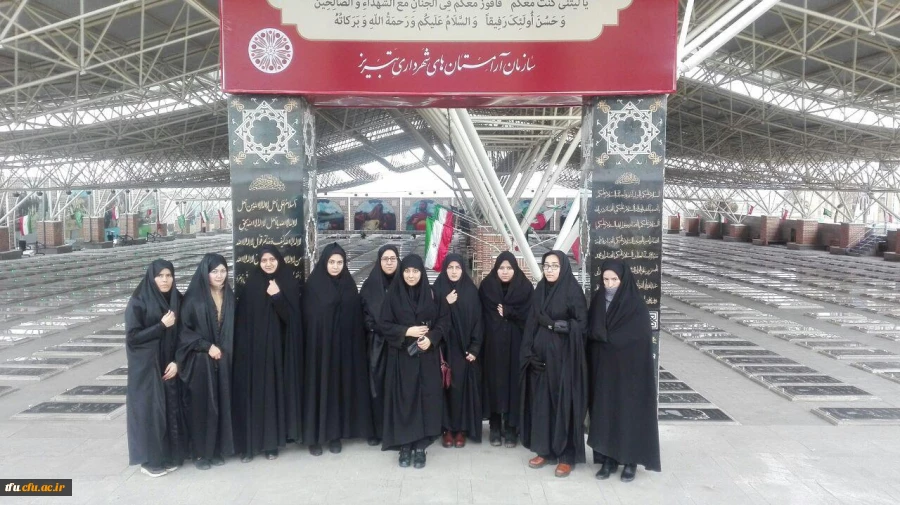 مراسم غبارروبی و عطرافشانی گلزار شهدای تبریز