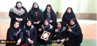 کسب مقام سوم پردیس فاطمه الزهرا(س) درمسابقات طناب کشی بانوان کارکنان دولت