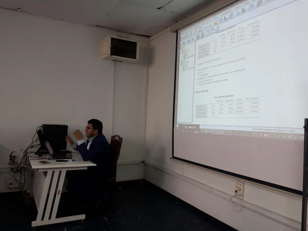 آغاز برگزاری دوره توانمند سازی نرم افزارآماری  SPSS پیشرفته ویژه اساتید هیات علمی،  موظفین آموزشی وکارکنان