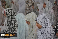 شرکت دانشجو معلمان پردیس فاطمه الزهرا(س)در مراسم پرفیض اعتکاف