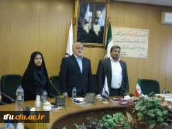 حضور آقای سرگزی معاون محترم فرهنگ آموزش و پژوهش ستاد اقامه نماز کشور و آقای پورناجی 
مسئول ستاد اقامه نماز استان در جمع دانشجومعلمان پردیس فاطمه زهرا(س)