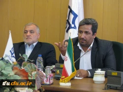 حضور آقای سرگزی معاون محترم فرهنگ آموزش و پژوهش ستاد اقامه نماز کشور و آقای پورناجی 
مسئول ستاد اقامه نماز استان در جمع دانشجومعلمان پردیس فاطمه زهرا(س)