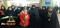 شرکت دانشجو معلمان پردیس فاطمه الزهرا(س) در آیین عطرافشانی و گلباران مزار 186 شهید معلم استان 2