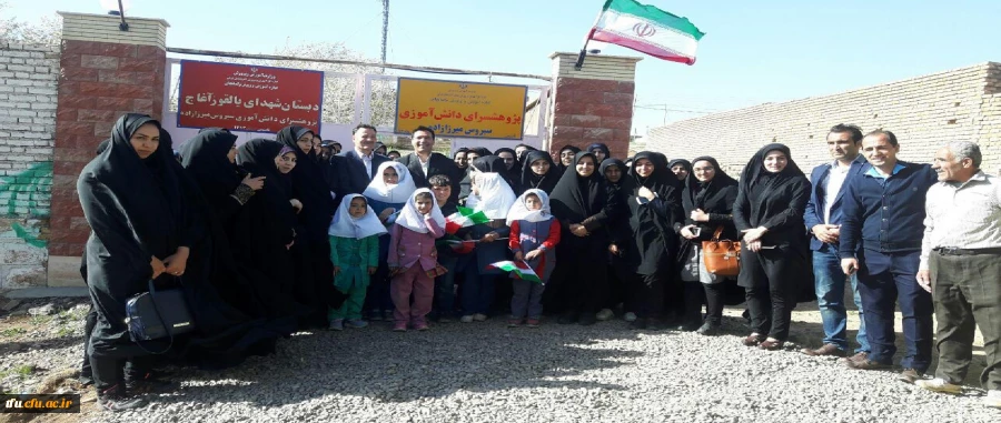 بازدید دانشجو معلمان پردیس فاطمه الزهرا(س) از کلاس های چند پایه بخش ترکمانچای 2