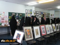 افتتاح نمایشگاه دست سازه های هنری و آموزشی دانشجو معلمان پردیس فاطمه الزهرا(س)