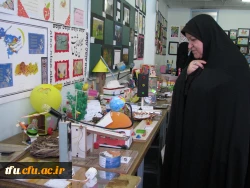 افتتاح نمایشگاه دست سازه های هنری و آموزشی دانشجو معلمان پردیس فاطمه الزهرا(س)