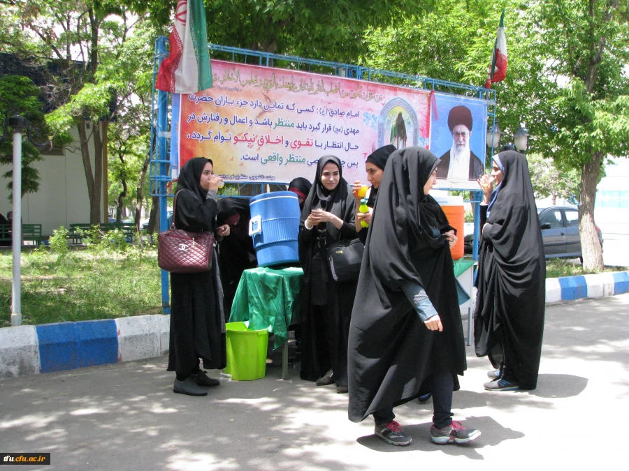 برپایی ایستگاه صلواتی به مناسب نیمه شعبان